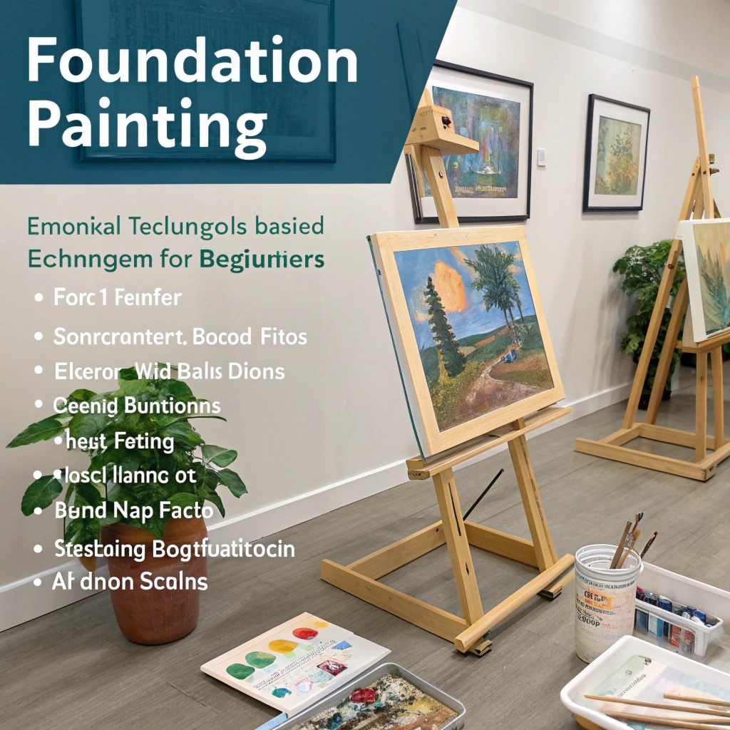 Student painting study