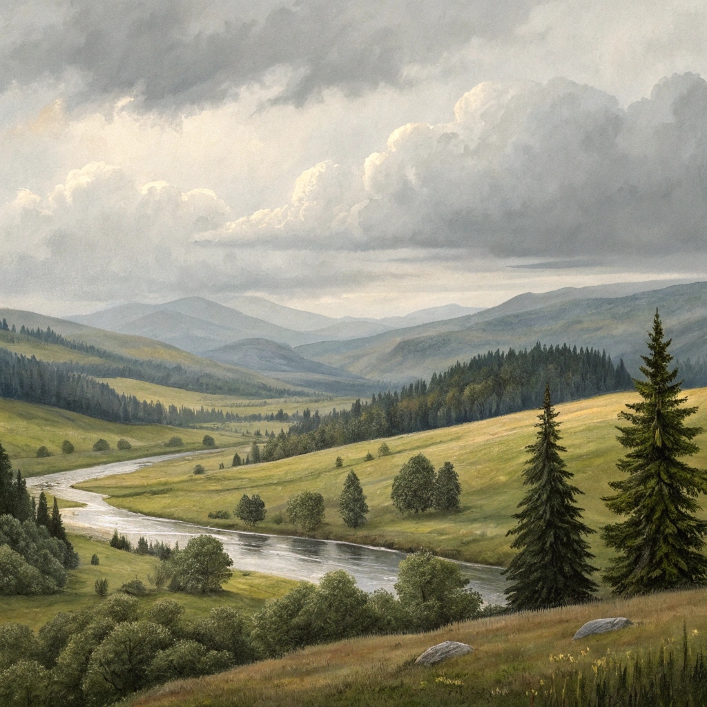 Landscape painting instructor